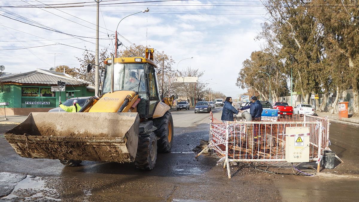 Realizaron Obras Para Alivianar El Sistema Cloacal En Naciones Unidas Y