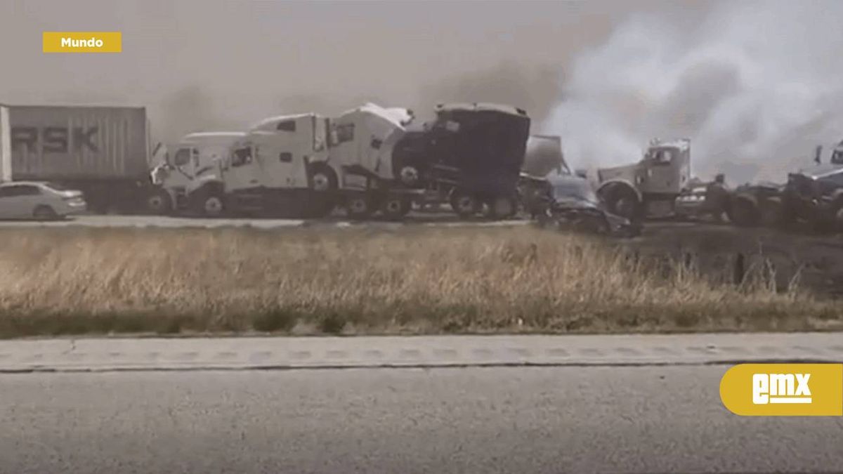 Una tormenta de polvo provocó un choque de más de 90 autos muertos y