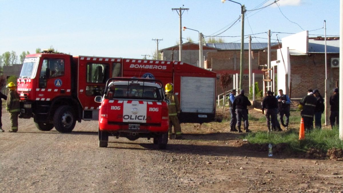 Tragedia en El Chañar un bebé y su papá murieron tras un incendio