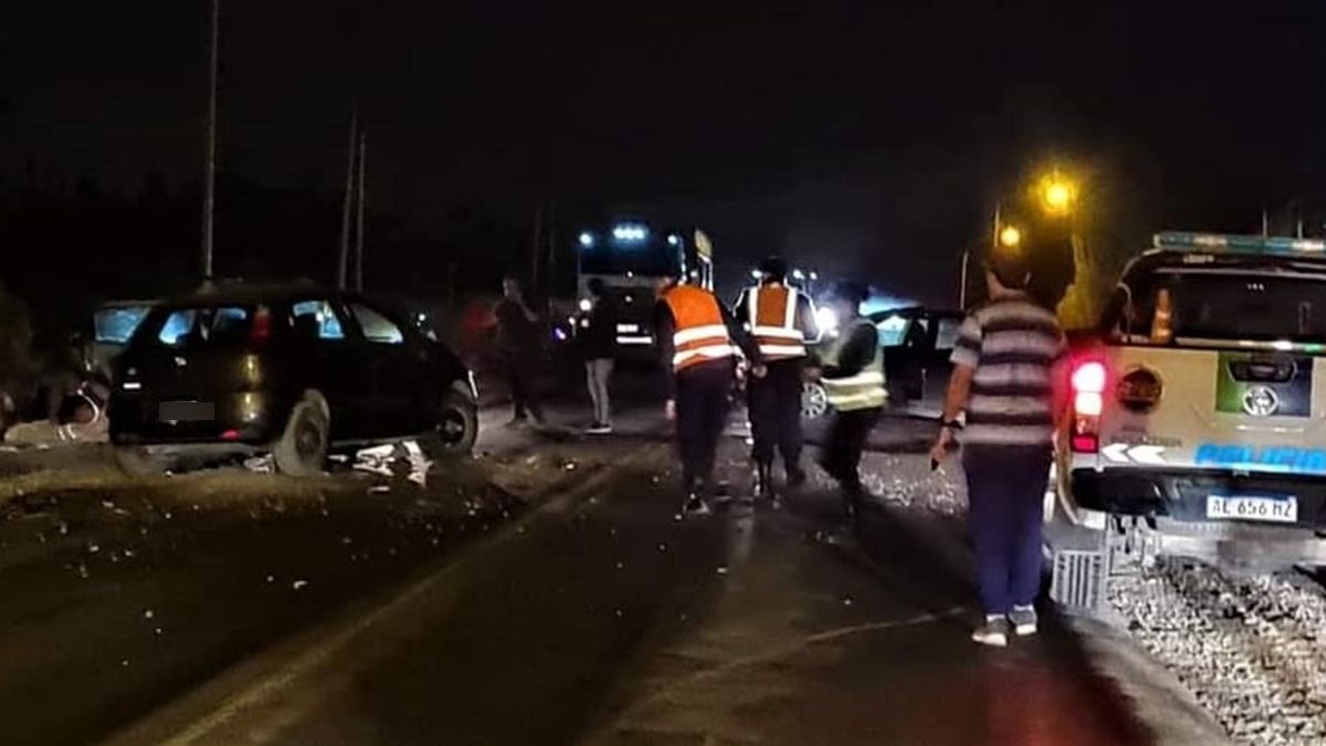 Brutal choque sobre la Ruta 151 dejó tres personas hospitalizadas