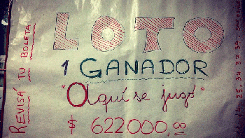 se gano el loto, pero no encuentra la boleta