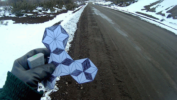 Se develó el misterio de los extraños dibujos en la nieve