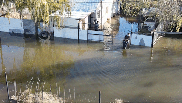 El agua no baja y el caudal del río Neuquén seguirá al máximo por 20 días