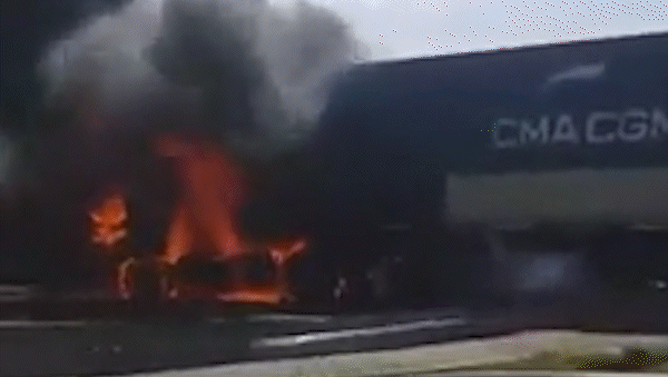 Tragedia en la Panamericana: cinco muertos tras un choque múltiple e incendio