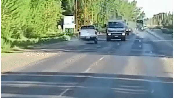 El video muestra con crudeza la situación alarmante que casi termina en tragedia.