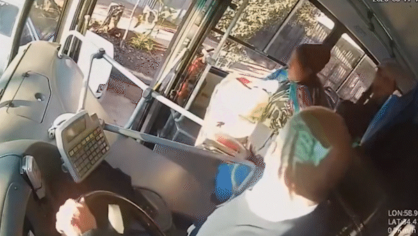 Video: se enojó con el colectivo porque no frenó y le fracturó la cara a golpes con una manopla | LMCipolletti.com Video: se enojó con el colectivo porque no frenó y le fracturó la cara a golpes con una manopla
