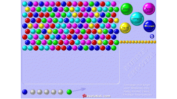 el juego del dia es: bubble shooter