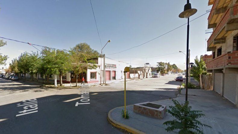 Italia y Tomás Orell fue la zona del ataque sexual.