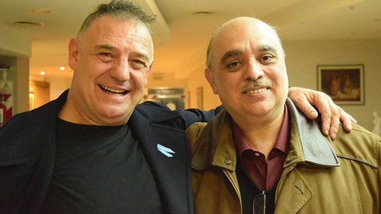 <p> Ricardo Iorio y Alejandro Biondini, l&iacute;der neonazi. </p>