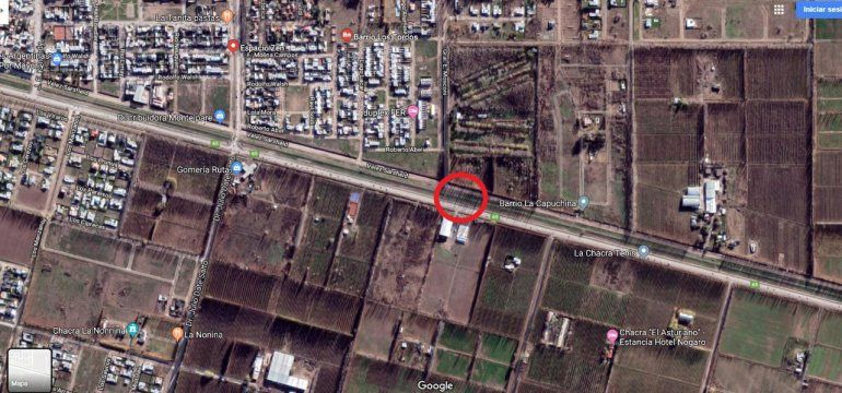 Ruta 65 y Mosconi es el lugar donde raptaron a la joven.