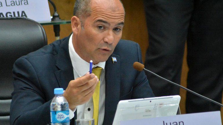 El legislador Juan Martín.