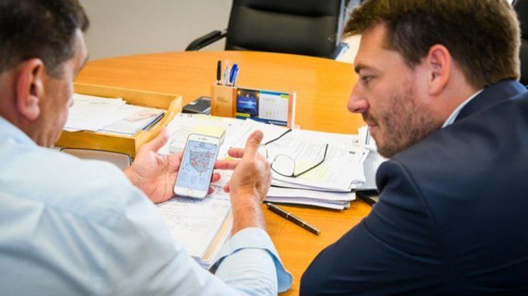 Buteler y Di Tella repasaron la marcha de las obras provinciales en la ciudad