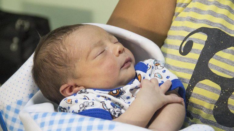 Danilo, uno de los bebés que nació el 29 de febrero.