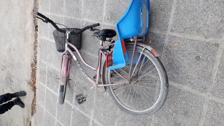 Tras la persecución, las mujeres recuperaron la bicicleta.