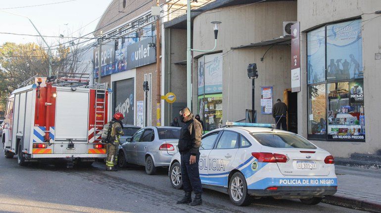 Susto por un principio de incendio en un local de Flor del Prado 
