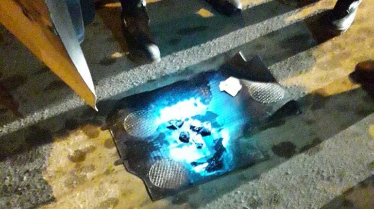 Conductor quiso escapar con marihuana en el barrio Don Bosco