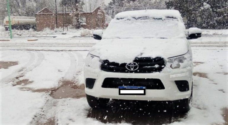 Cierran la Ruta 151 por acumulación de nieve