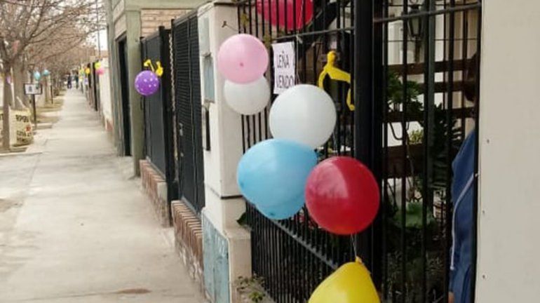 Vecinos decoraron sus casas para alegrarle el d&iacute;a a los m&aacute;s peque&ntilde;os 