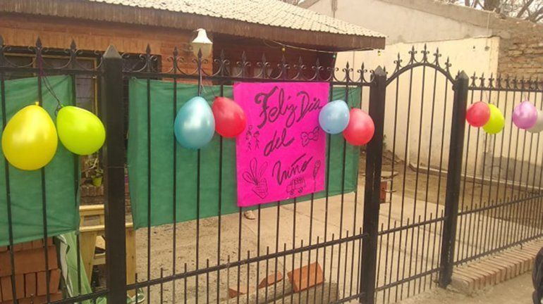 Vecinos decoraron sus casas para alegrarle el d&iacute;a a los m&aacute;s peque&ntilde;os 