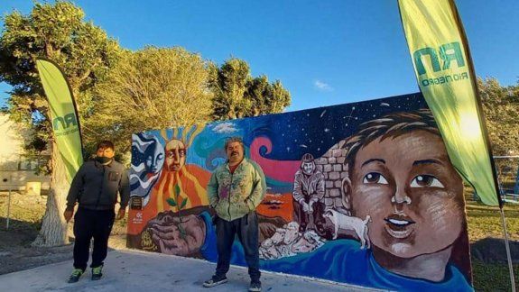 Seis murales inmortalizaron el eclipse en distintos puntos de la provincia
