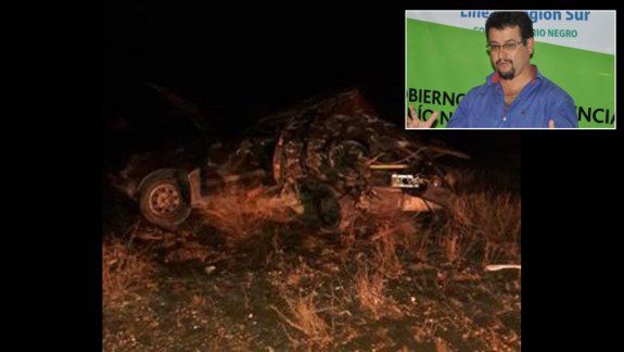 Murió en un choque en la Ruta 23 el intendente de Maquinchao