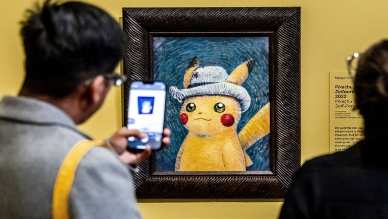 Furor por la muestra de Pokémon en el Van Gogh. Por un insólito hecho