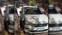 El vehículo en el que un conductor trató de evadir un control policial en el oeste neuquino.