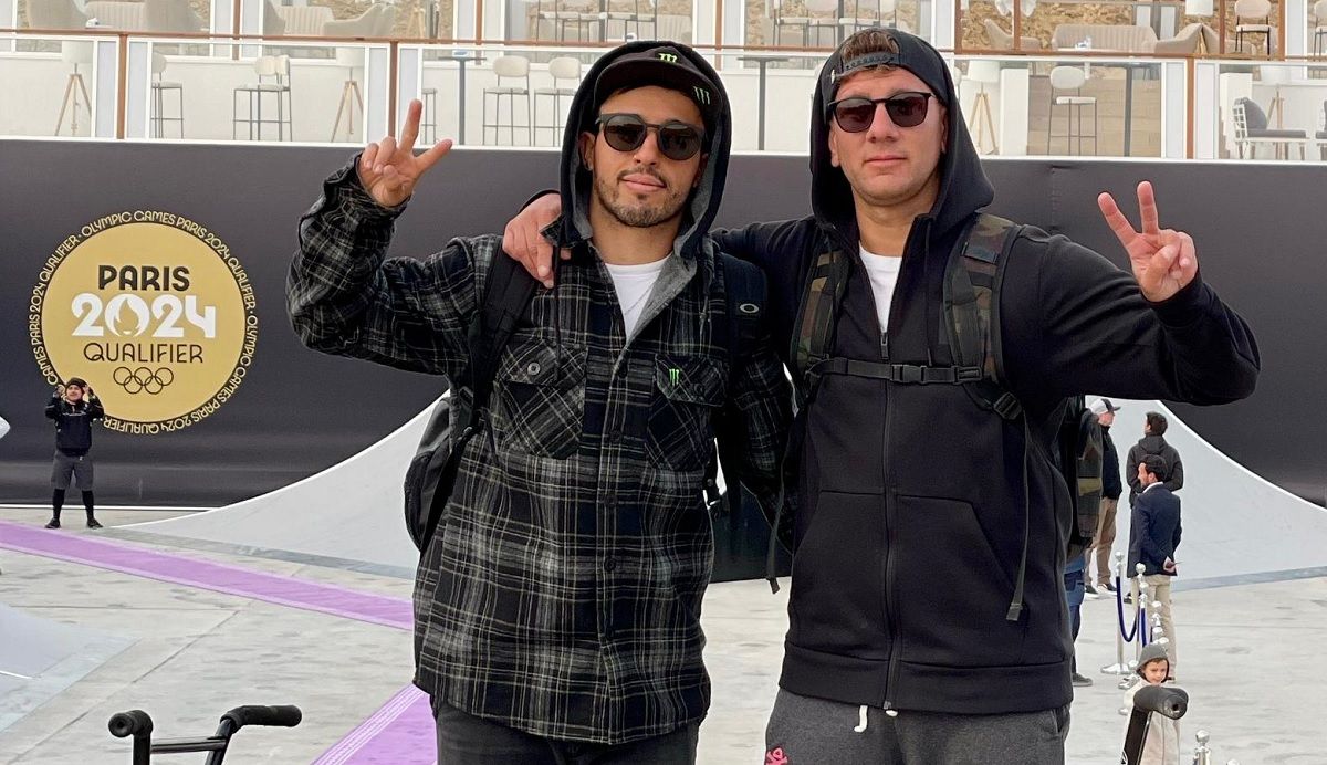 El Maligno Torres y Damián Nolasco en uno de los tantos torneos que compartieron.