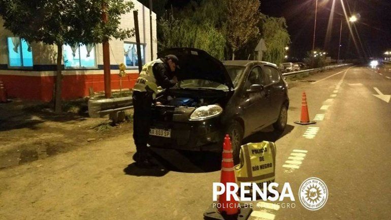 Cayó con un auto robado en Cipolletti