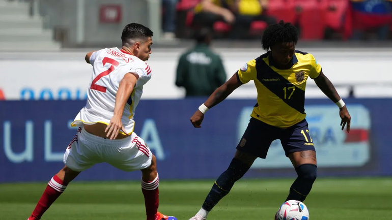 Venezuela se impuso ante Ecuador.