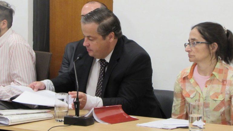 El fiscal Martín Pezzetta durante la audiencia de acusación contra Darío Pucci.