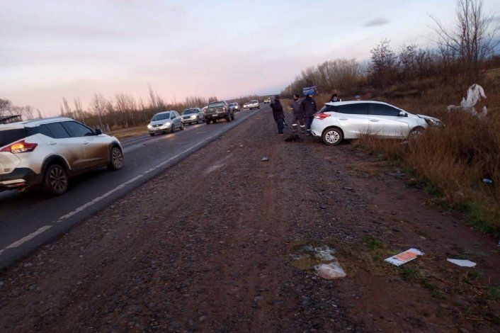 Violento choque a metros del tercer puente