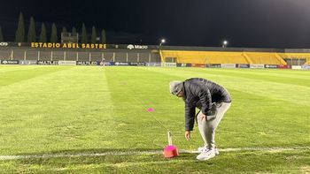 sorpresiva visita de autoridades de conmebol al estadio de deportivo madryn