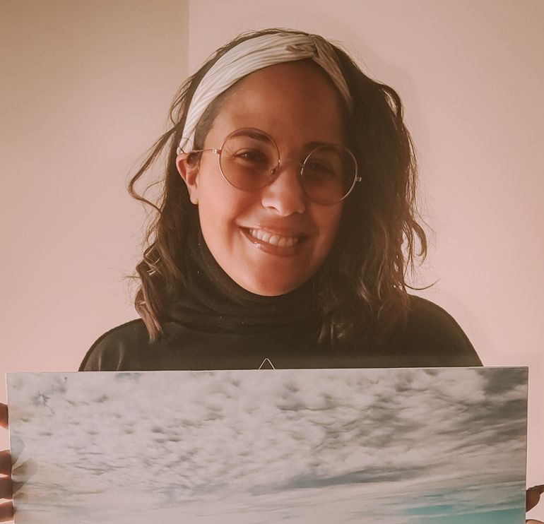 Luciana Pizzorno, la fotógrafa rionegrina ganadora del certamen nacional.