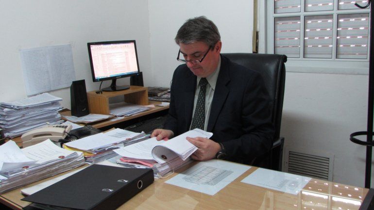 El fiscal Marcelo Gómez se encargó de la acusación.