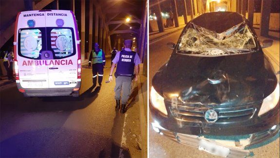 Un peatón murió atropellado en el puente viejo