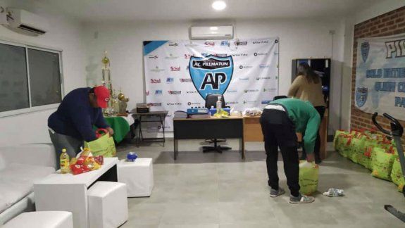 Pillma repartió alimentos y porciones de comida
