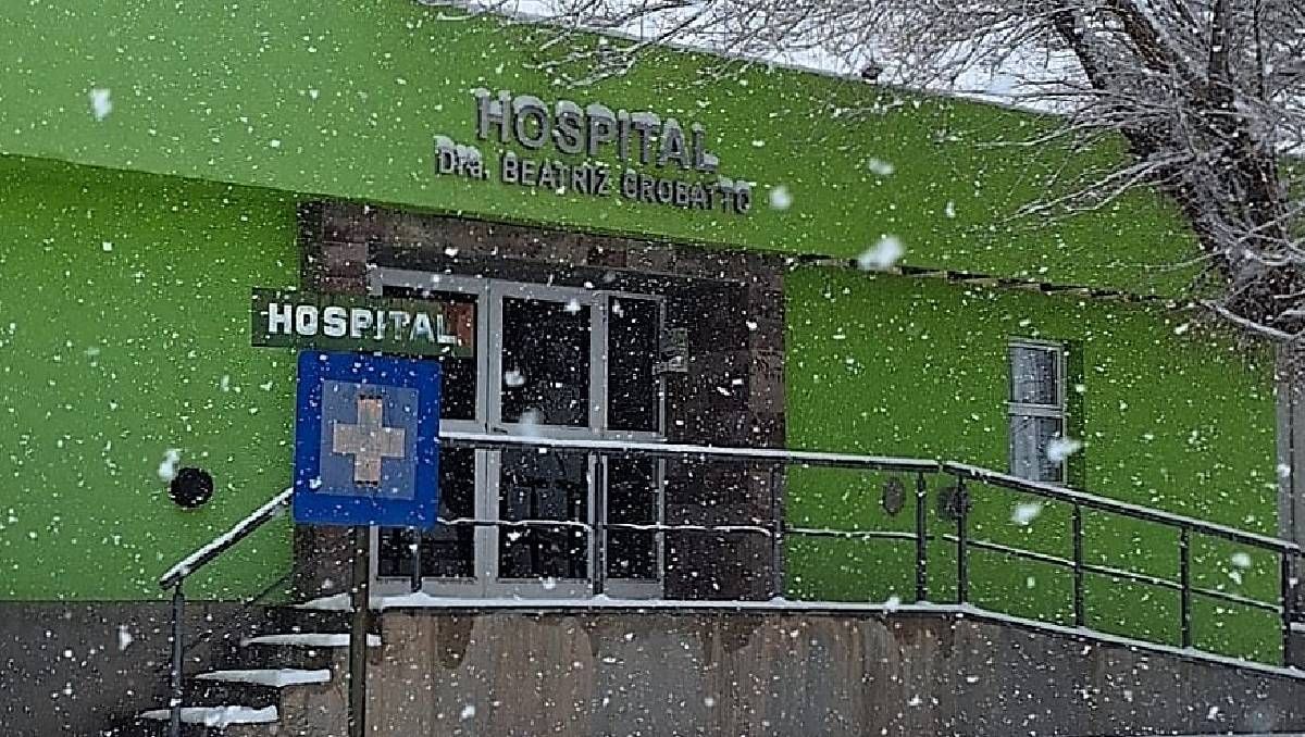 Las nevadas pusieron en alerta el sistema de salud de Río Negro.
