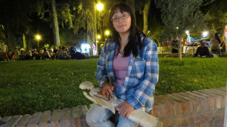 Noelia Igor es artesana y perdió todo su material en el incendio