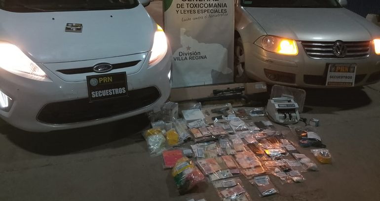El operativo fue considerado exitoso por las autoridades de la fuerza policial. Participaron varias unidades del Alto Valle y secuestraron drogas