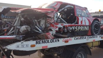 video: el impactante accidente en el tc pista en la pampa