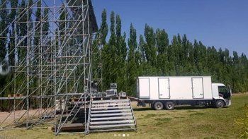 todo listo para la inauguracion del primer autocine del valle