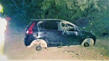 le robaron el auto a jubilada y lo prendieron fuego 