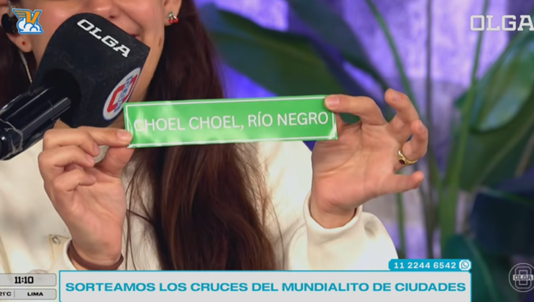 Choele Choel competirá en el Mundialito de ciudades que organiza el programa Soñé que volaba que conduce Migue Granados. (Foto: captura)