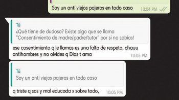 denuncio en las redes sociales que fue acosada por whatsapp