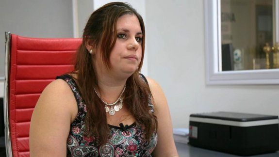 Agustina Bonetti, hija de María Emilia González, víctima del primer triple crimen de Cipolletti.&nbsp;