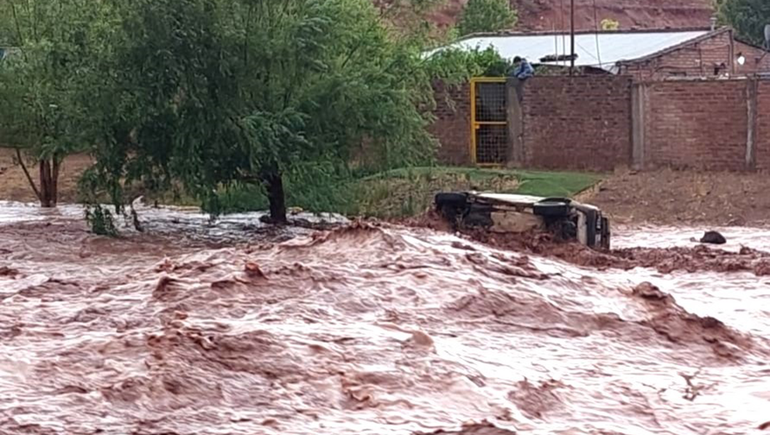 Video: impactante tormenta causó destrozos en Rincón de los Sauces