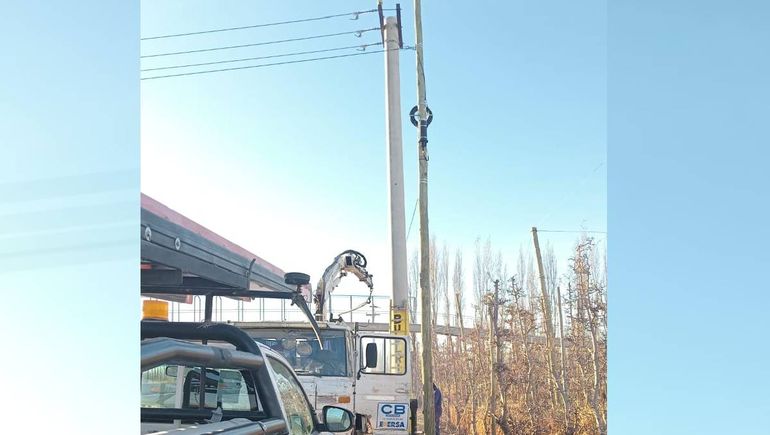 Edersa restituy&oacute; el servicio en la zona afectada por el robo de cables.