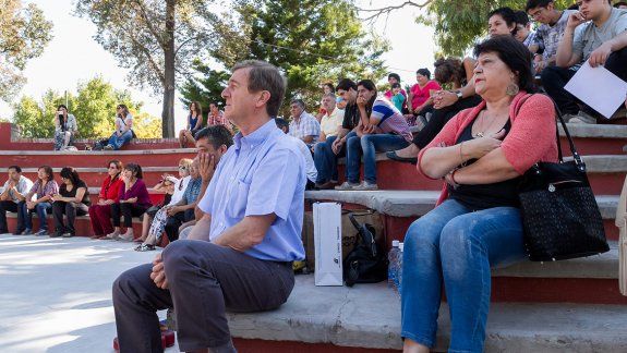 El intendente Tortoriello encabezó el acto oficial del Municipio.