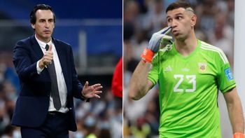 El Dibu Martínez quedó enemistado con su DT. 